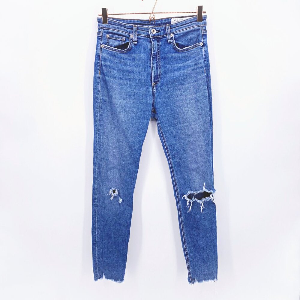 Rag & Bone Nina High‎ Rise Ankle Skinny Jeans